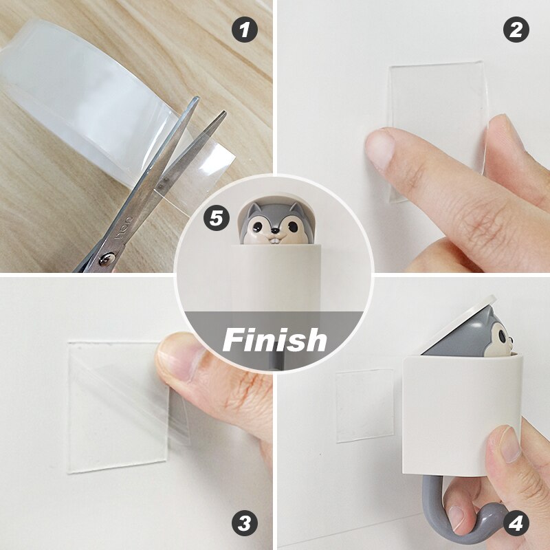 5M Nano Tracsless Tape Double Sided Tapes Transparent No Trace Reusable Waterproof Cleanable Home DecorationAdhesive Tape