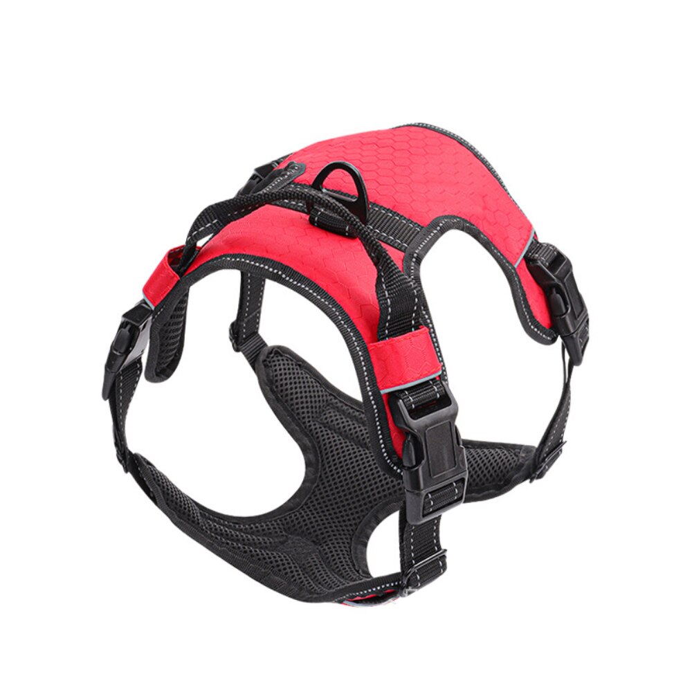 Dog Harness Vest No Pull Reflective Breathable Soft Collar With Handle for Small Big Dogs Bulldog Shepherd Pet Supplies - anconmall