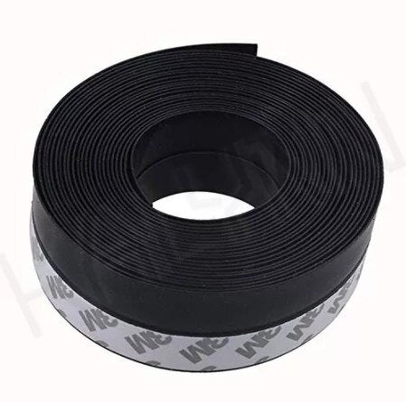 New 1 Pcs 5m Width Window Door Bottom Self Adhesive Silicone Rubber Seal Weathering Strip Door Sealing Bar Window Sealing Tape