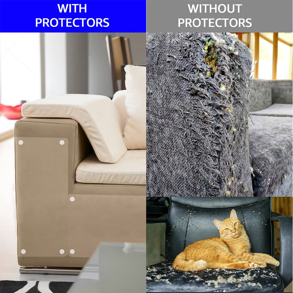 Cat Scraper Durable Sticker Tape Cat Scratching Post Furniture Couch Sofa Protector Anti Cat Scratcher Paw Pads For Claw - anconmall