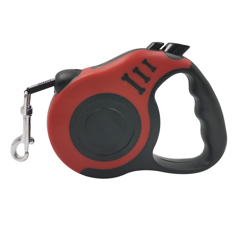 Retractable Dog Leash 3 And 5 Meters Long Pet Puppy Walking Lead Rope Automatic Nylon Traction Leashes For Dogs - anconmall