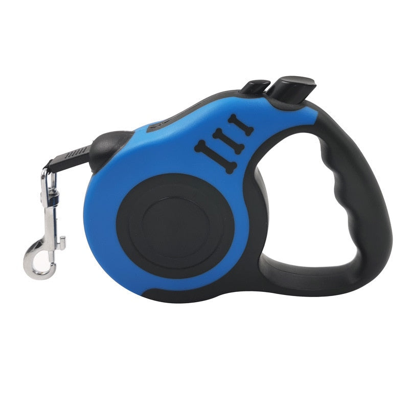 Retractable Dog Leash 3 And 5 Meters Long Pet Puppy Walking Lead Rope Automatic Nylon Traction Leashes For Dogs - anconmall