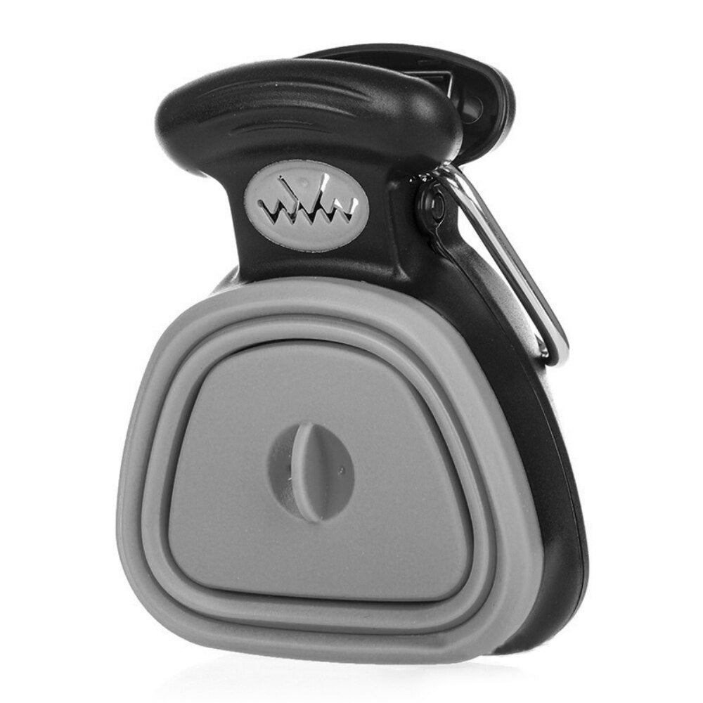 Dog Poop Bag Dispenser Pet Travel Foldable Pooper Scooper Poop Bag Attached Poop Scoop Clean Pick Up Excreta Cleaner - anconmall