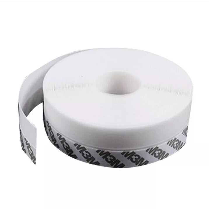 New 1 Pcs 5m Width Window Door Bottom Self Adhesive Silicone Rubber Seal Weathering Strip Door Sealing Bar Window Sealing Tape
