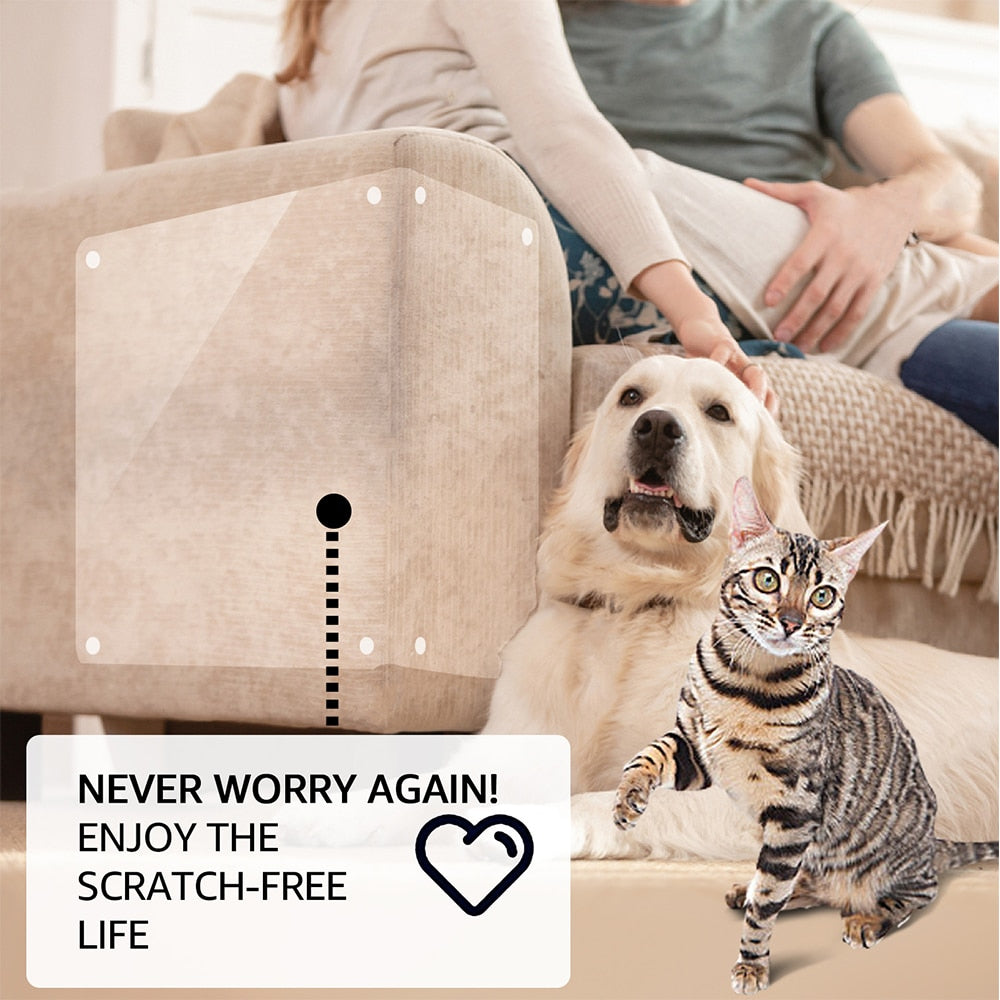 Cat Scraper Durable Sticker Tape Cat Scratching Post Furniture Couch Sofa Protector Anti Cat Scratcher Paw Pads For Claw - anconmall