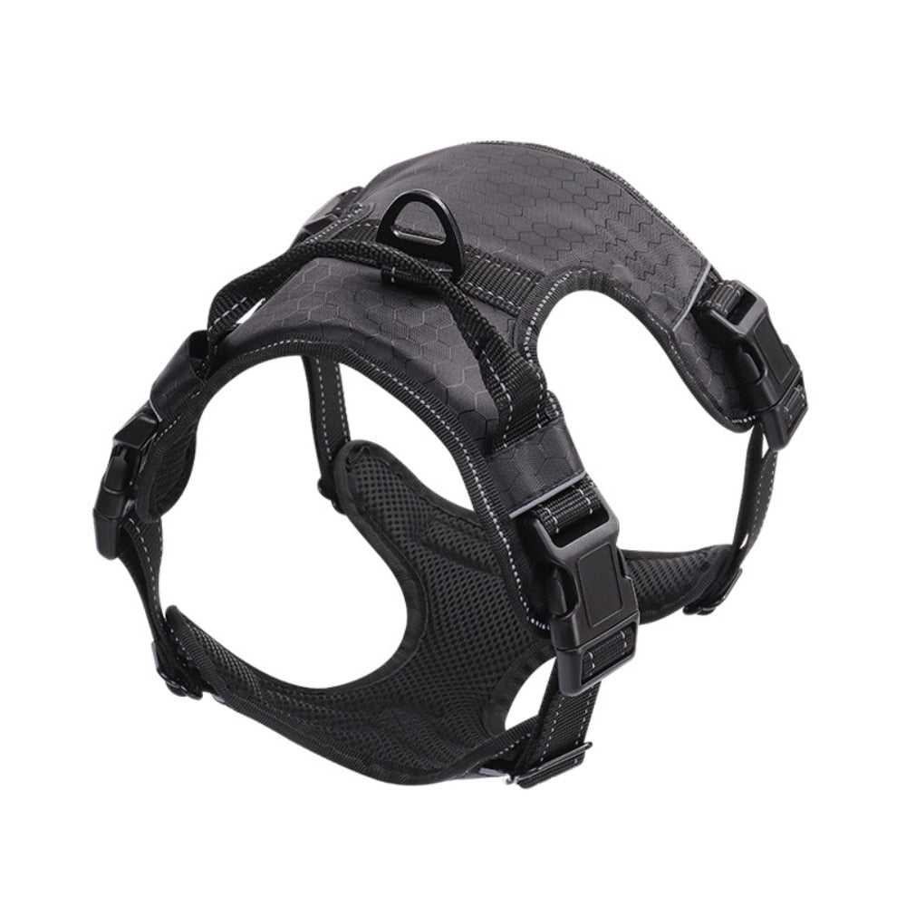 Dog Harness Vest No Pull Reflective Breathable Soft Collar With Handle for Small Big Dogs Bulldog Shepherd Pet Supplies - anconmall
