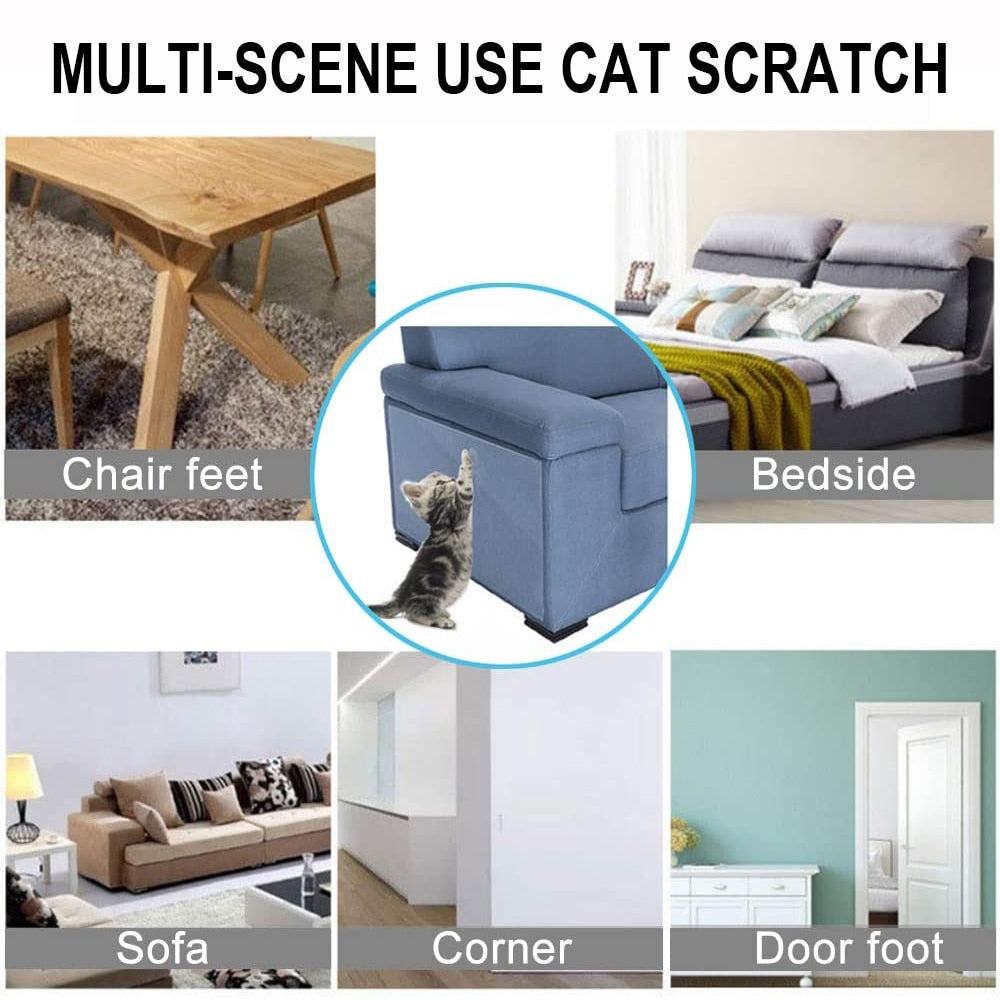 Cat Scraper Durable Sticker Tape Cat Scratching Post Furniture Couch Sofa Protector Anti Cat Scratcher Paw Pads For Claw - anconmall