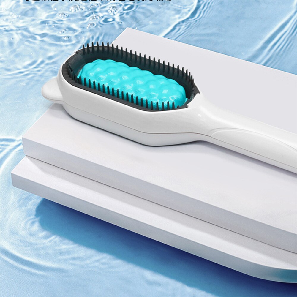 Self Cleaning Slicker Brush for Dog and Cat Removes Undercoat Tangled Hair Massages Particle Pet Comb Improves Circulation - anconmall