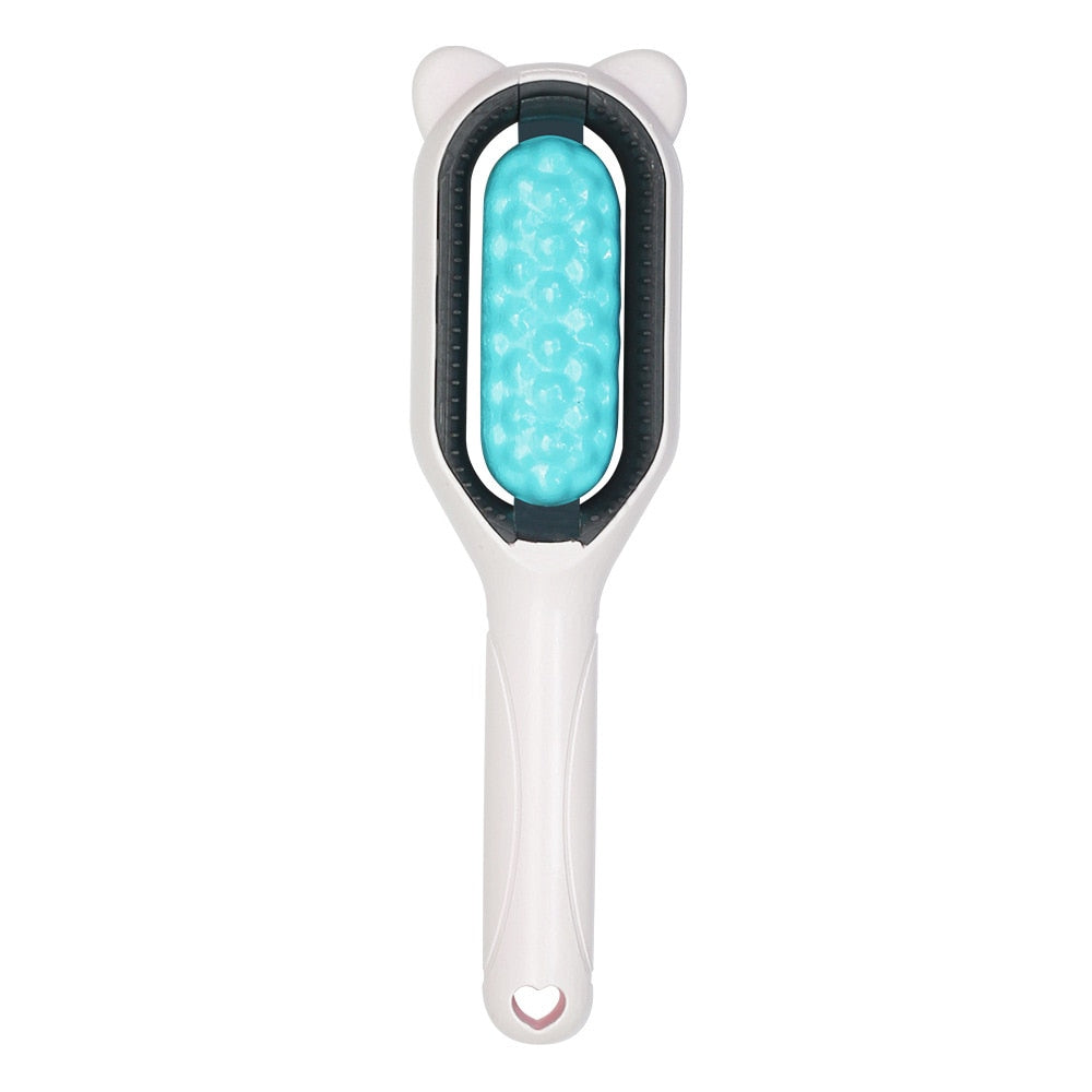 Self Cleaning Slicker Brush for Dog and Cat Removes Undercoat Tangled Hair Massages Particle Pet Comb Improves Circulation - anconmall