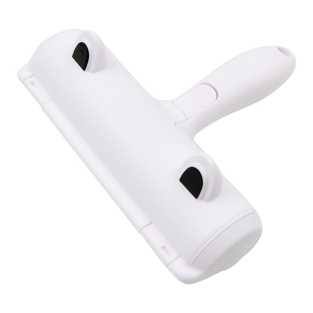 Pet Hair Remover Roller 2 Way Removing Dog Cat Hair From Forniture Self Cleaning Lint Pet Hair Brush With Comfortable Handle - anconmall