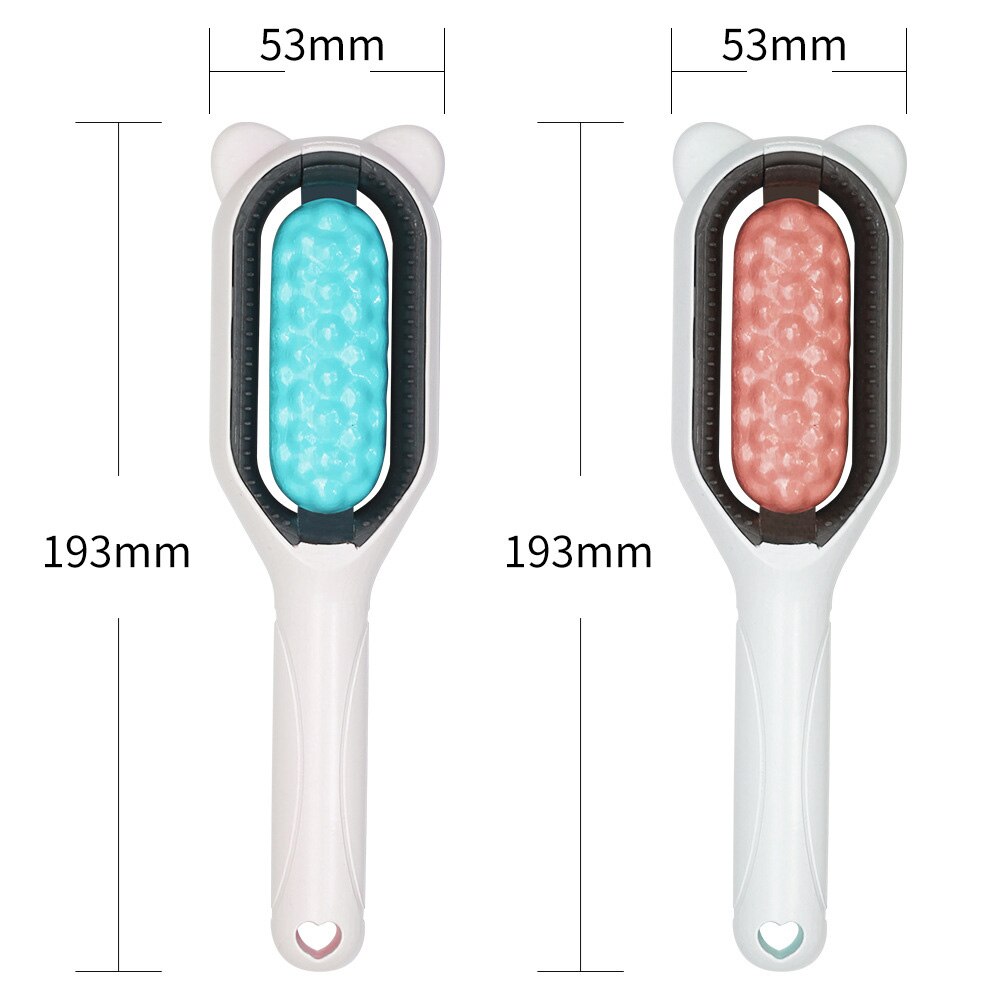 Self Cleaning Slicker Brush for Dog and Cat Removes Undercoat Tangled Hair Massages Particle Pet Comb Improves Circulation - anconmall