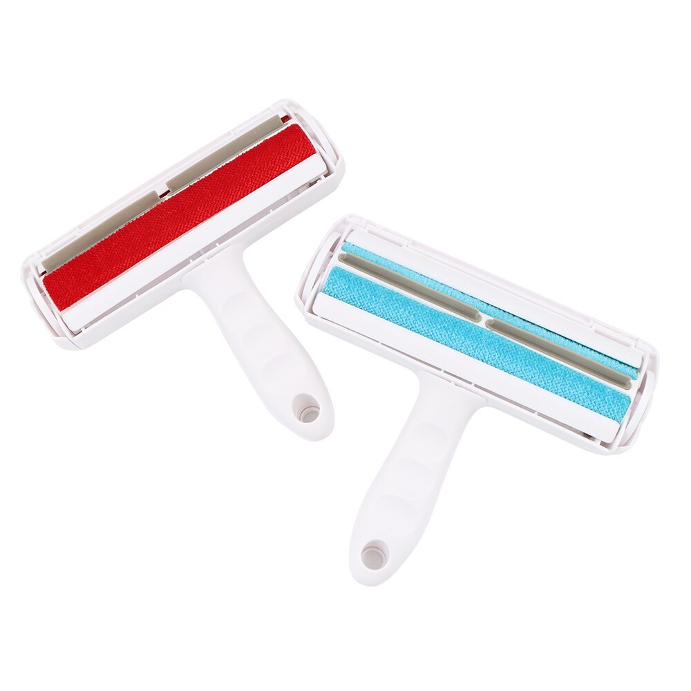 Pet Hair Remover Roller 2 Way Removing Dog Cat Hair From Forniture Self Cleaning Lint Pet Hair Brush With Comfortable Handle - anconmall