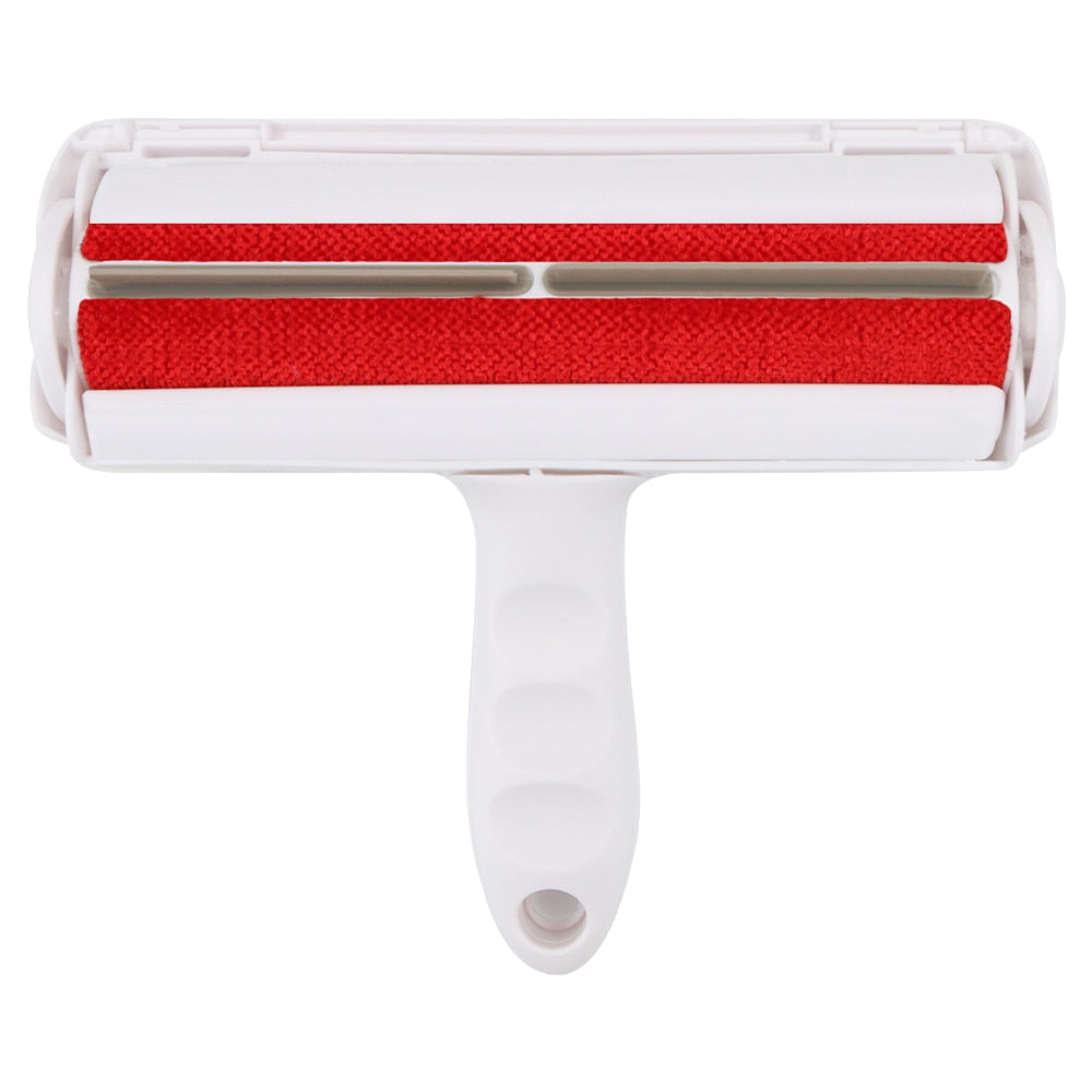 Pet Hair Remover Roller 2 Way Removing Dog Cat Hair From Forniture Self Cleaning Lint Pet Hair Brush With Comfortable Handle - anconmall
