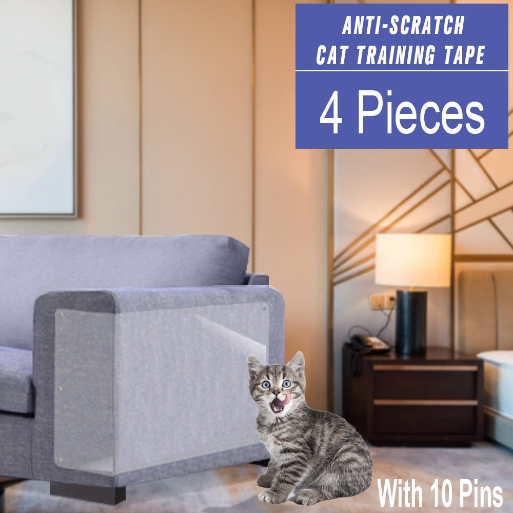 Cat Scraper Durable Sticker Tape Cat Scratching Post Furniture Couch Sofa Protector Anti Cat Scratcher Paw Pads For Claw - anconmall