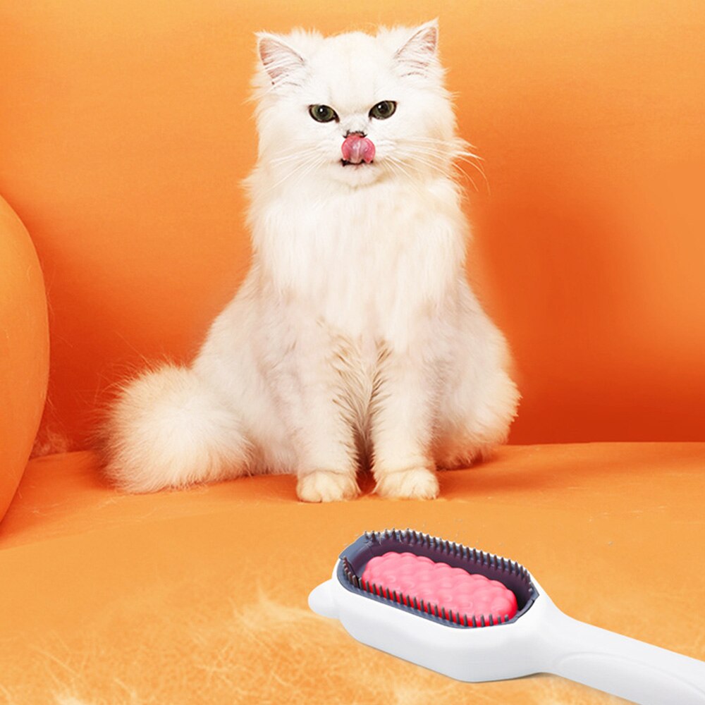 Self Cleaning Slicker Brush for Dog and Cat Removes Undercoat Tangled Hair Massages Particle Pet Comb Improves Circulation - anconmall