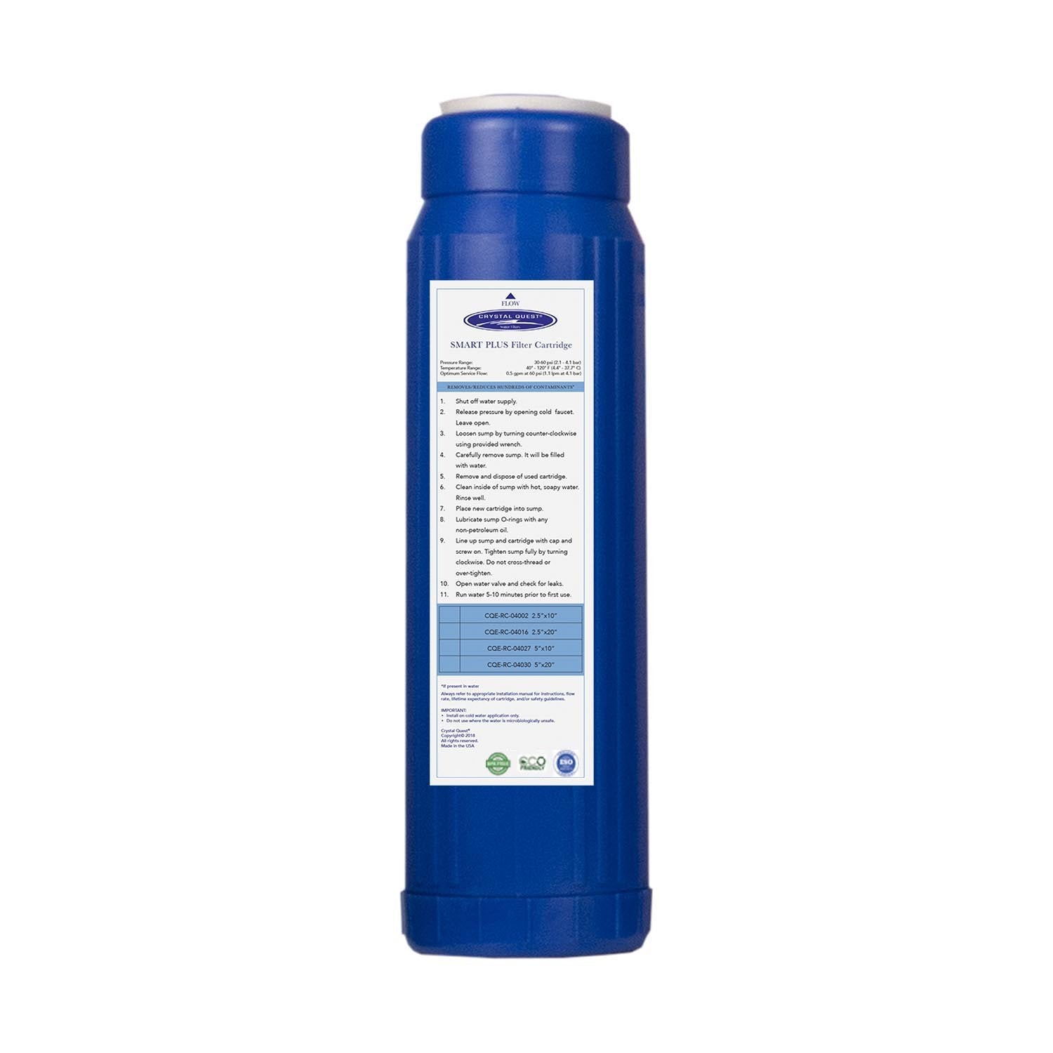 Crystal Quest SMART Filter Cartridge