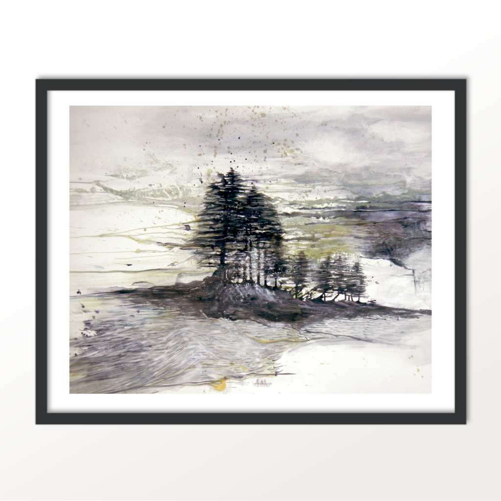 Georgian Pines Sepia