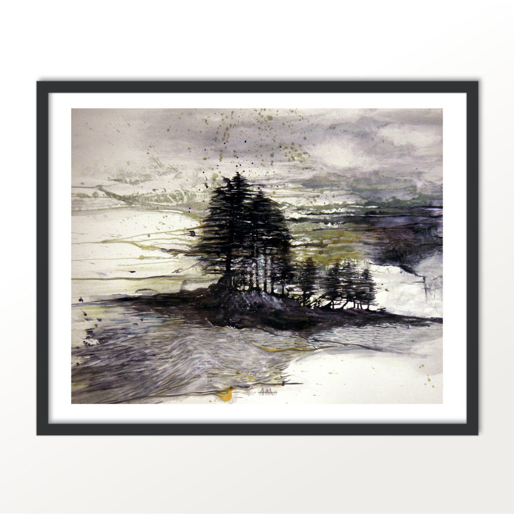 Georgian Pines Sepia Dark