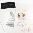 Light of Luna Pink Round Ear Studs Earrings Europe Style Fashion Jewerly For Women Gift In 925 Sterling Silver