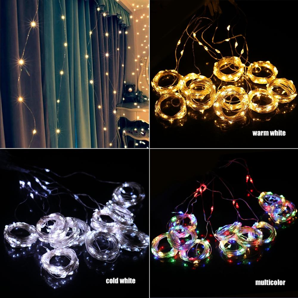 USB Christmas Curtain Lights Christmas Decorations for Home Christmas Ornaments Tree Xmas Navidad Natal Decor 2022 New Year 2023