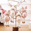 Huiran Merry Christmas Dolls Santa Claus Elk Christmas Decorations For Home 2022 Cristmas Ornaments Happy New Year 2023 Navidad