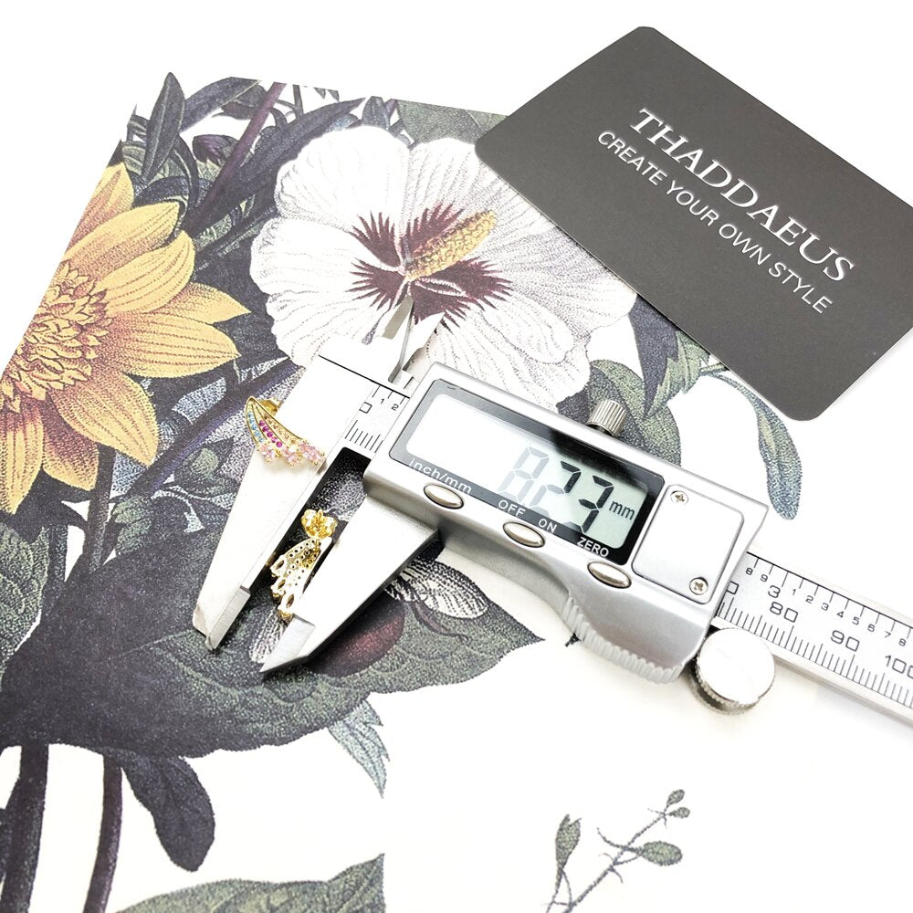 Hummingbird Wing Bright Gold Stud Earring Europe Fine Rainbow Look Jewerly For Women New Bohemia Gift 925 Sterling Silver