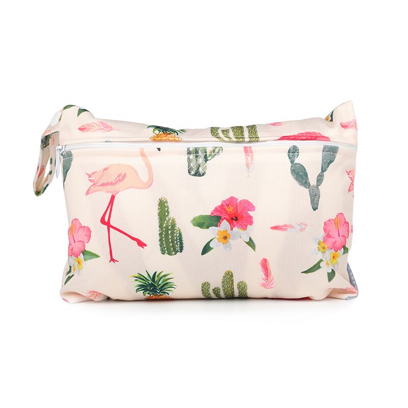 Mommy Diaper Dag Baby Toiletry Bags with Zippered Baby Diapers Waterproof Organizer Reusable Wet Dry Bags Mommy Bag