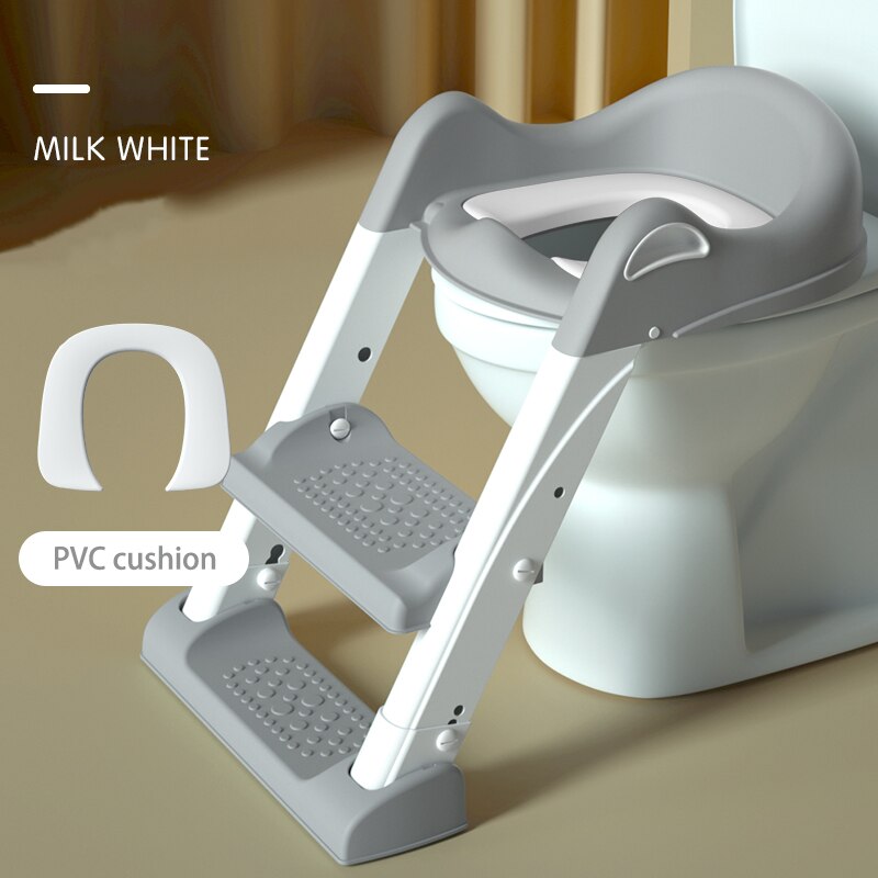 Folding Infant Potty Children's Pot Baby Toilet Training Chair With Adjustable Step Stool Ladder  Toilet Seat Boys Girls Potties
