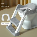 Folding Infant Potty Children's Pot Baby Toilet Training Chair With Adjustable Step Stool Ladder  Toilet Seat Boys Girls Potties