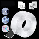 Double Sided Tapes Nano Tracsless Tape Transparent Reusable Waterproof Bathroom Cleanable Home Decoration Adhesive Tape
