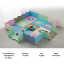 EVA Foam Play Mat with Fence Baby Puzzle Jigsaw Floor Mats Thick Carpet Pad For Kids Educational Toys Activity Pad Random Color
