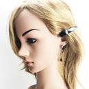 Snake & Crystal Drop Earrings,Europe Style Glam Fashion Good Jewerly For Women,2017  Gift In 925 Sterling Silver,Super Deals