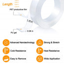 Home Decoration Tapes Monster Tape Waterproof Wall Stickers Reusable Heat Resistant Bathroom Transparent Double Sided Nano Tape