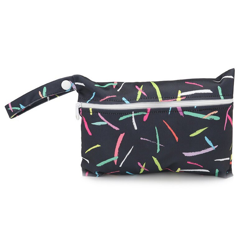 Mommy Diaper Dag Baby Toiletry Bags with Zippered Baby Diapers Waterproof Organizer Reusable Wet Dry Bags Mommy Bag
