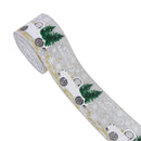 5M Christmas Burlap Ribbons DIY Gift Wrapping Wedding Party Decoration for Home Christmas Tree Ribbon Garland Wreath Bows Craft