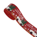 5M Christmas Burlap Ribbons DIY Gift Wrapping Wedding Party Decoration for Home Christmas Tree Ribbon Garland Wreath Bows Craft