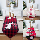 Huiran Linen Christmas Elk Snowman Table Runner Merry Christmas Decor For Home 2022 Xmas Ornaments New Year&#39;s Decor 2023 Navidad - anconmall