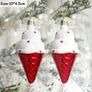 2pcs Elk Christmas Balls Ornaments Bauble Pendant Xmas Tree Hanging Balls Christmas Home Decorations Navidad 2022 Natal New Year