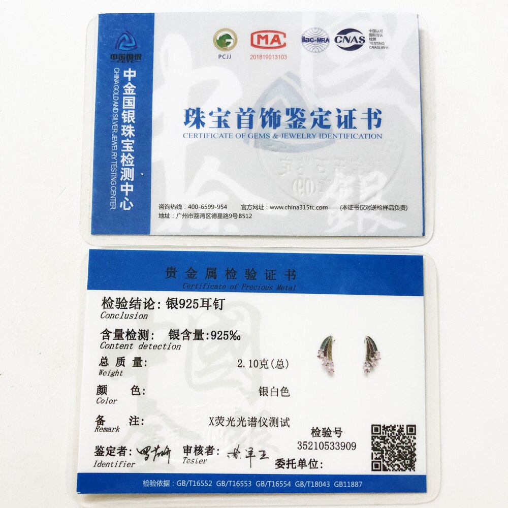 Ear Studs Hummingbird Wing,Unusual Rainbow Look Jewerly For Women Summer New Bohemia Powerful Gift In 925 Sterling Silver