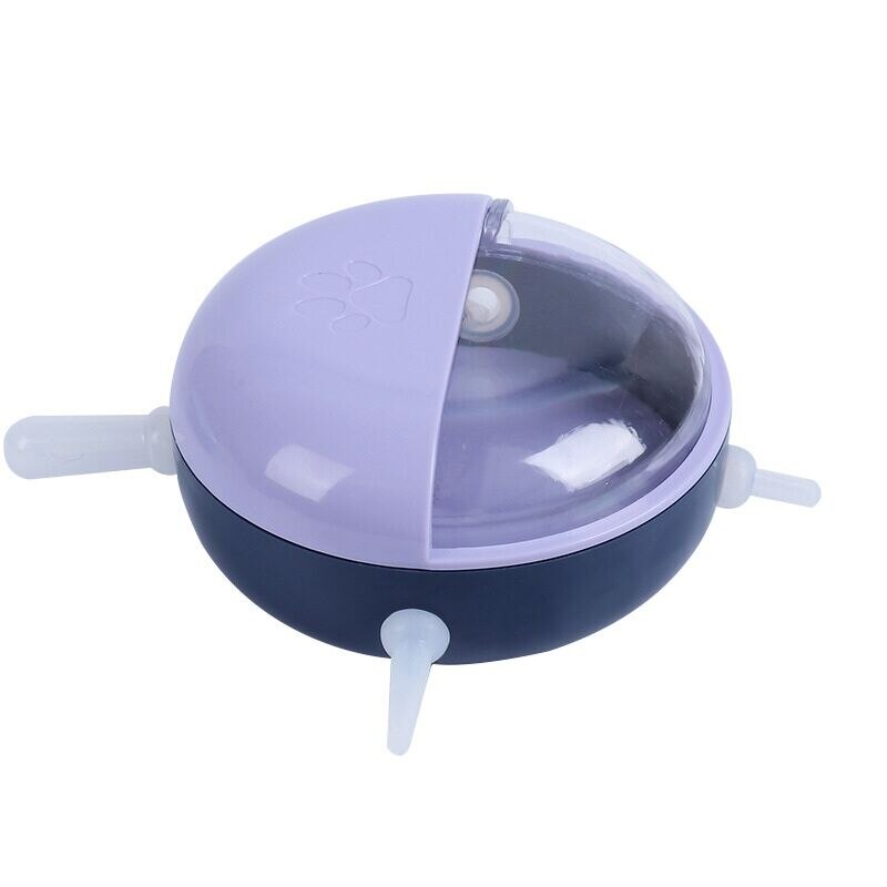 180ml Newborn Puppy Nursing Milk Feeder with 4 Simulated Silicone Nipples for Puppies and Kittens Pet Cat Dog Baby Feeding Bowl - anconmall