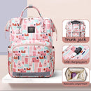 Multifunction Diaper Bag Backpack Waterproof Diaper Backpack for Mom and Dad Baby Nappy Bag Large Capacity Lightweight Size