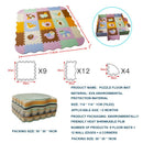 EVA Foam Play Mat with Fence Baby Puzzle Jigsaw Floor Mats Thick Carpet Pad For Kids Educational Toys Activity Pad Random Color