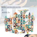 66-260PCS Marble Race Run Building Blocks Castle Children's Toys Rail Funnel Slide DIY Educational Brick Dominoes Children Gifts
