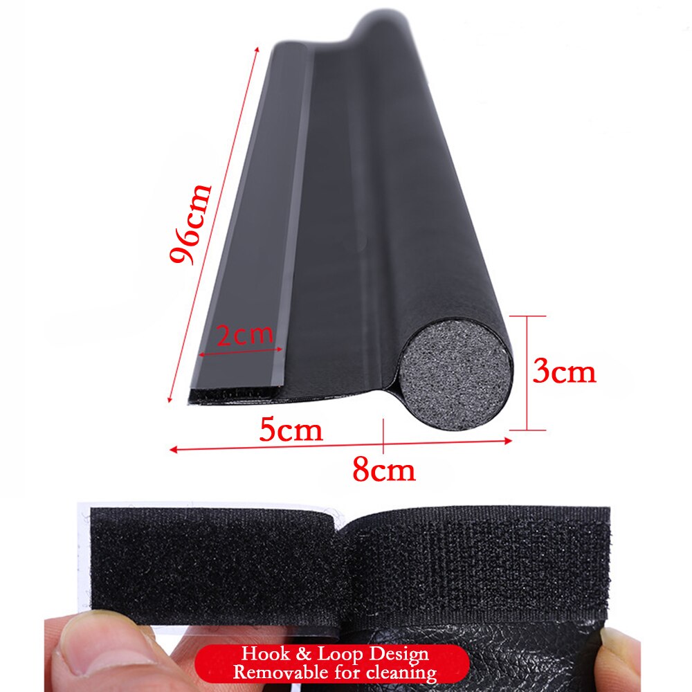 Home Sealing Strip Soundproof Door Draft Stopper Weather Stripping Door Sweep Adjustable Under Door Draft Blocker Insulator