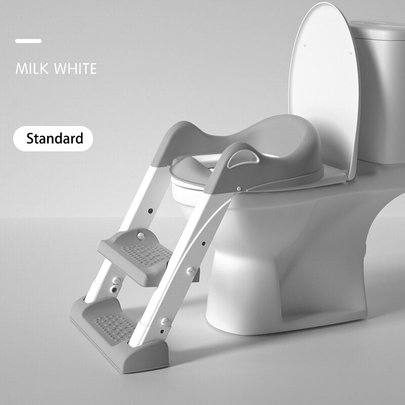 Folding Infant Potty Children's Pot Baby Toilet Training Chair With Adjustable Step Stool Ladder  Toilet Seat Boys Girls Potties