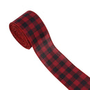 5M Christmas Burlap Ribbons DIY Gift Wrapping Wedding Party Decoration for Home Christmas Tree Ribbon Garland Wreath Bows Craft