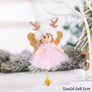 New Year 2023 Christmas Elf Doll Ornaments Xmas Tree Hanging Pendant Navidad 2022 Santa Kids Gift Christmas Home Decoration