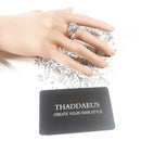 Snake Pave White Rings Europe Style Glam Fashion Good Jewerly For Women Spring Gift In 925 Sterling Silver