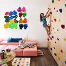 Toys for children Kids Rock Climbing Wall Holds Games Children Wood Wall Climbing Stones Toys Child Playground Outdoor playset