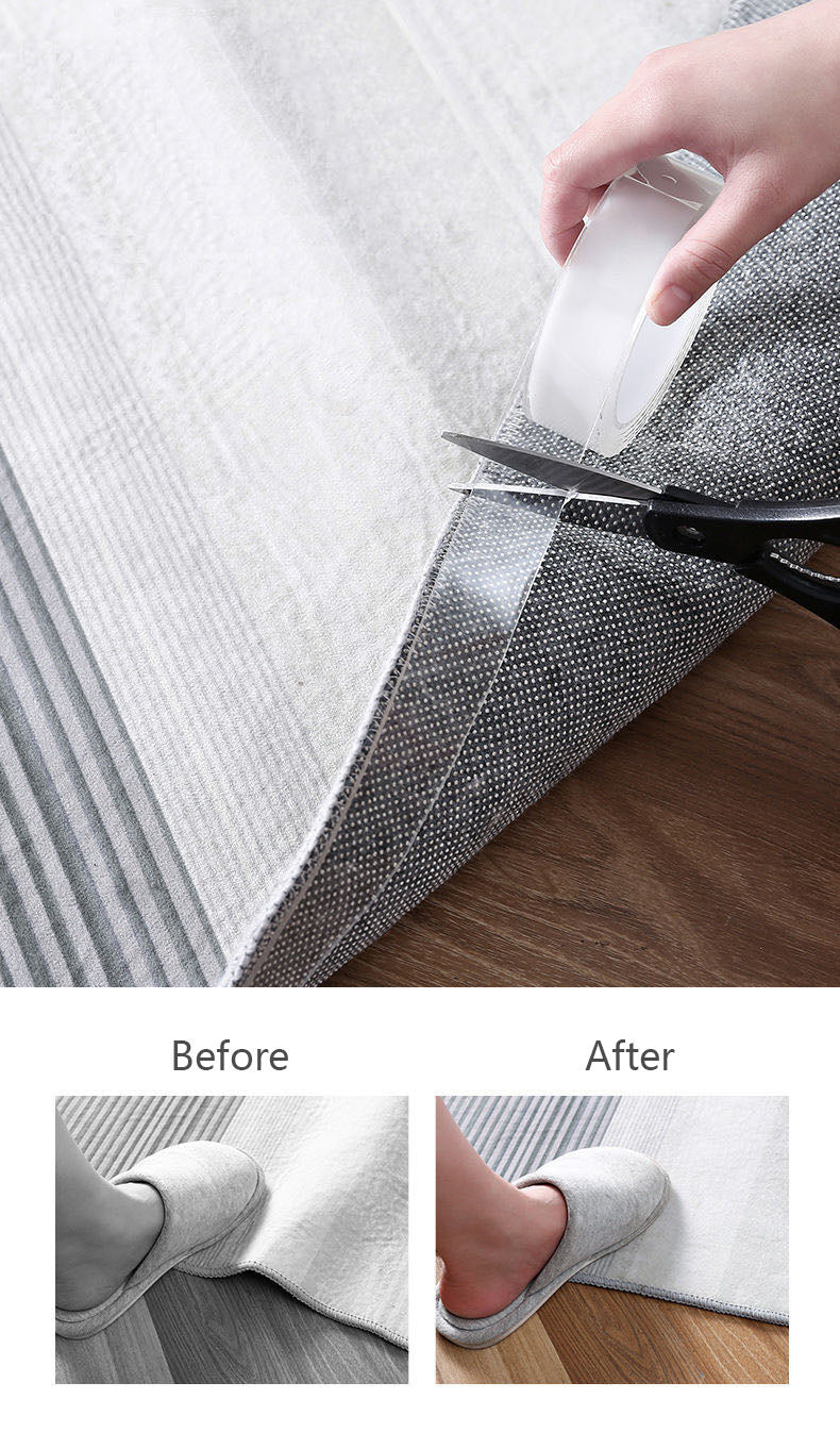 Transparent Double Sided Nano Tape Monster Tape Waterproof Wall Stickers Reusable Heat Resistant Bathroom Home Decoration Tapes